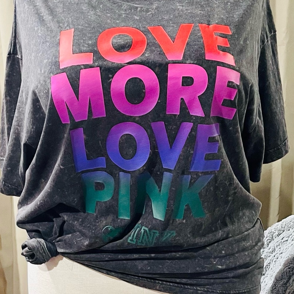 One Size Tee Pink Victoria Secret